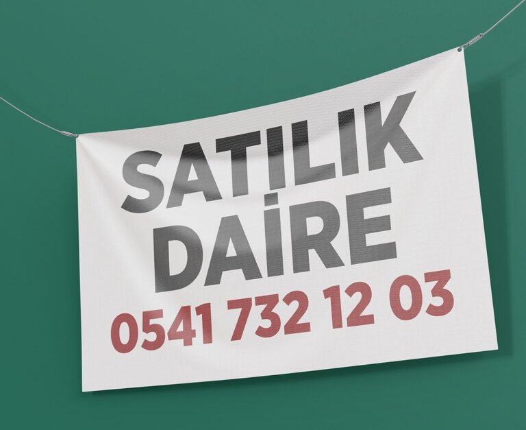 Satılık Daire Afişi